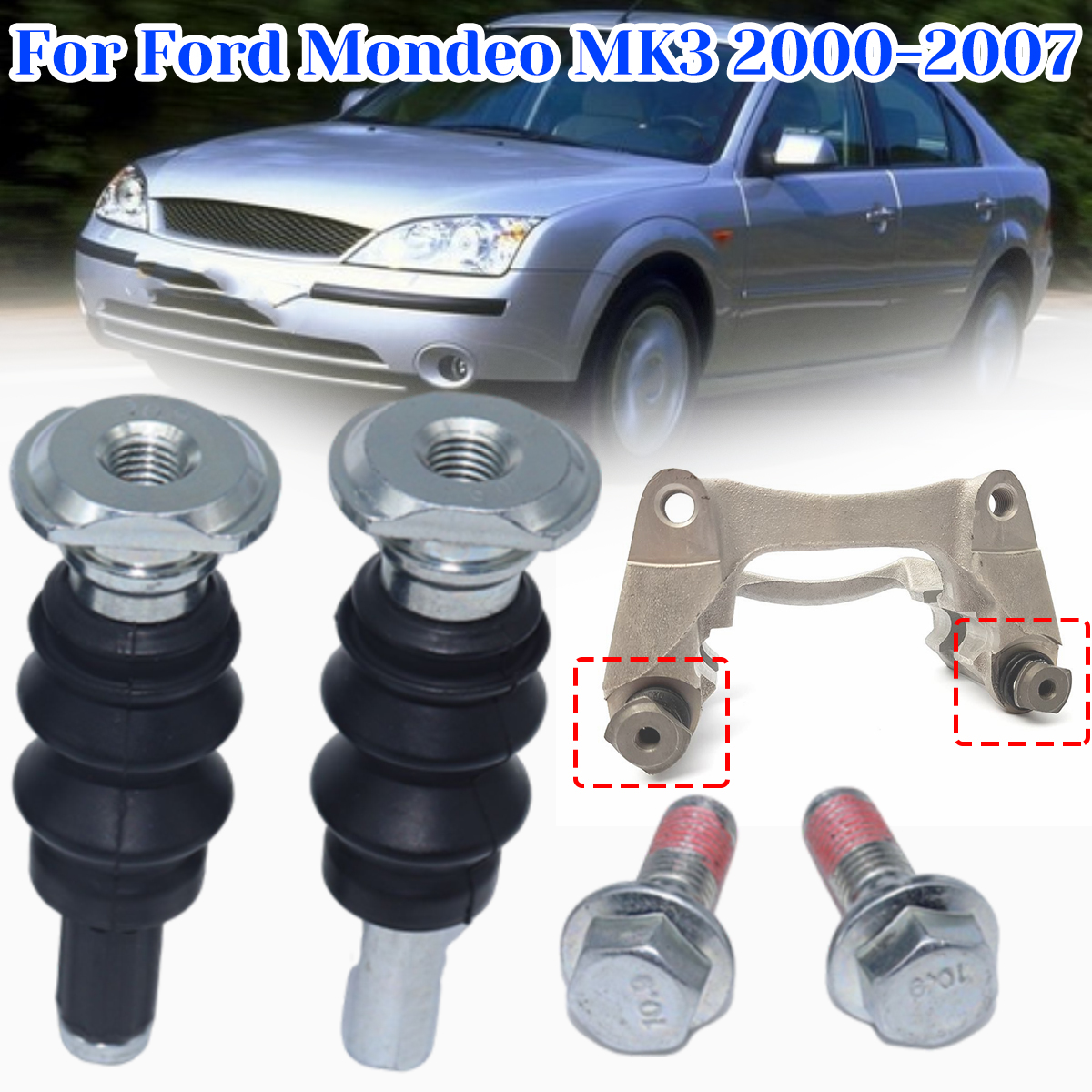 Gliding Disc Slider - For Ford Mondeo MK3 2000-2007 Front