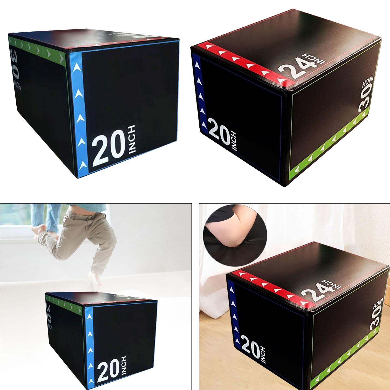 Home Gym Garden - 3-in-1Jump Box Plyometric Box for Strength