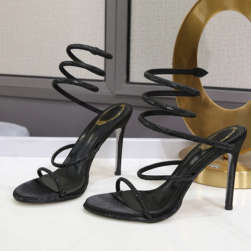 Ankle Strap Attachment - Eilyken Fashion Style Crystal Diamond Ankle