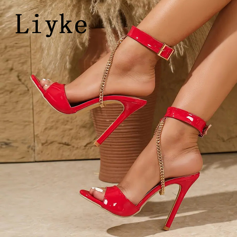 Ankle Strap Attachment - Liyke 2026 Summer Fashion Metal Chain