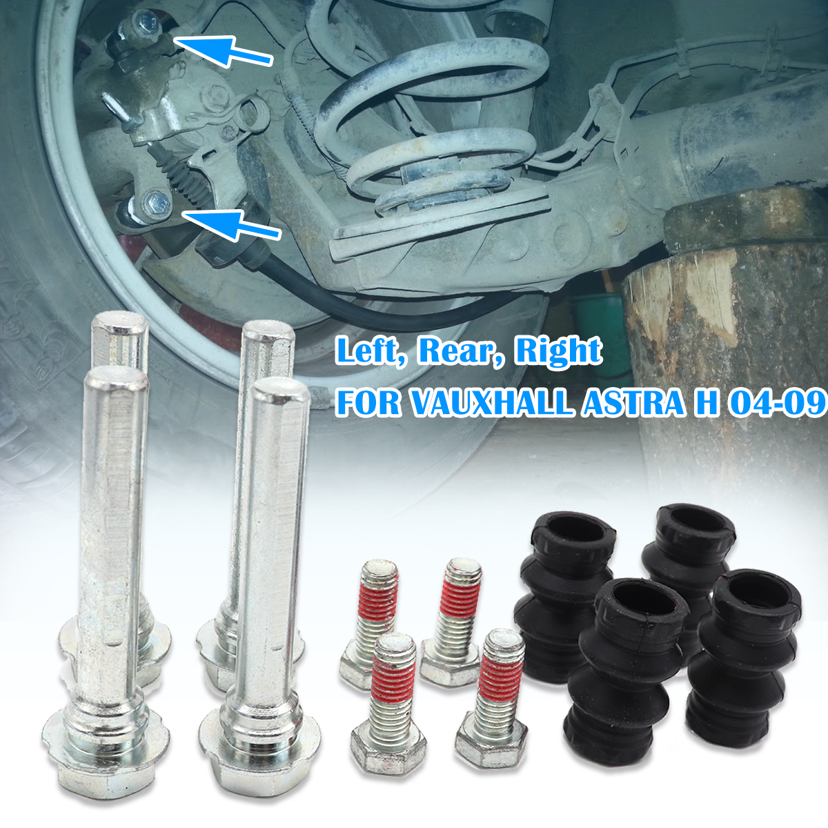 Gliding Disc Slider - Left Rear Right Brake Caliper Cylinder
