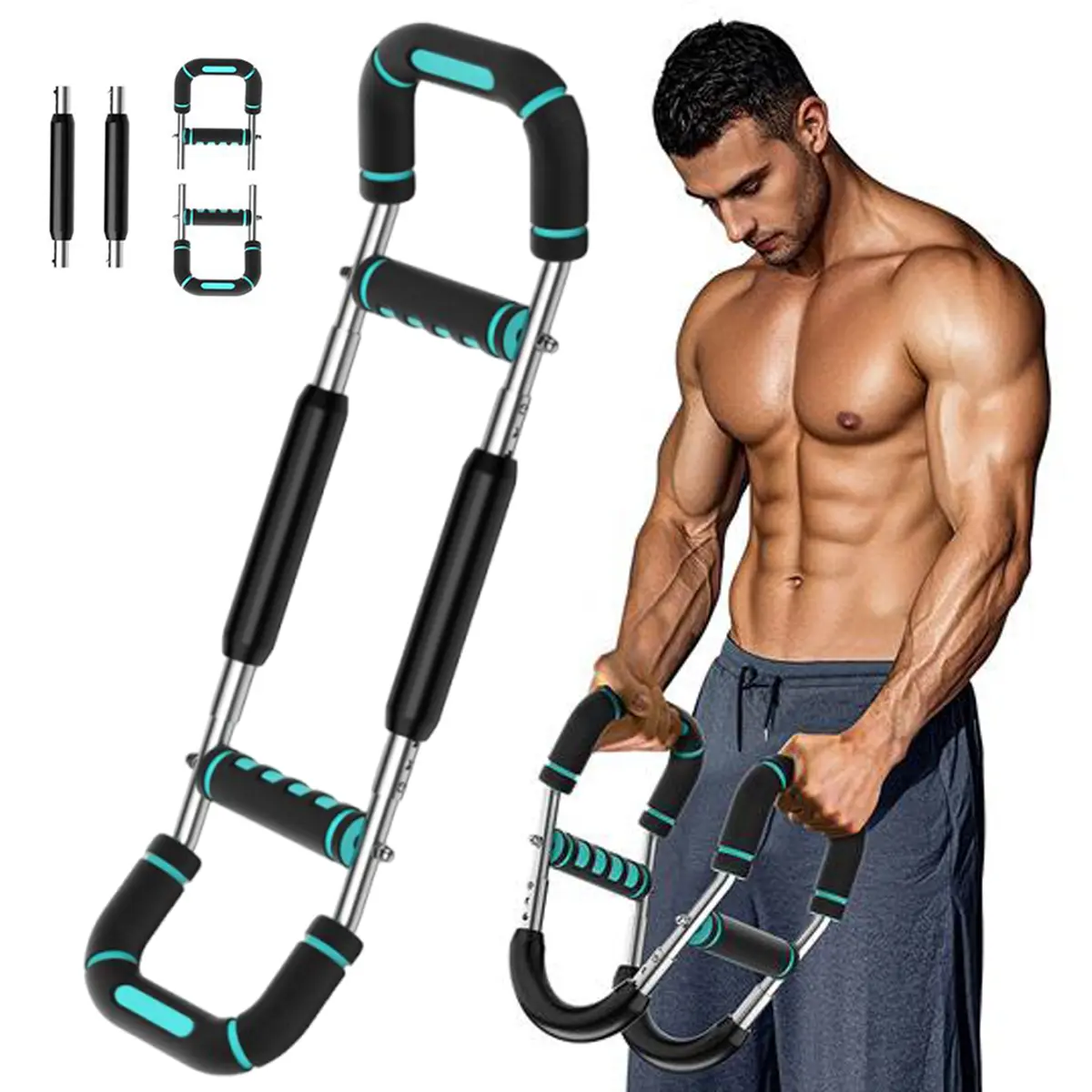 Home Gym Tools - Adjustable Power Twister Bar Arm Trainer,