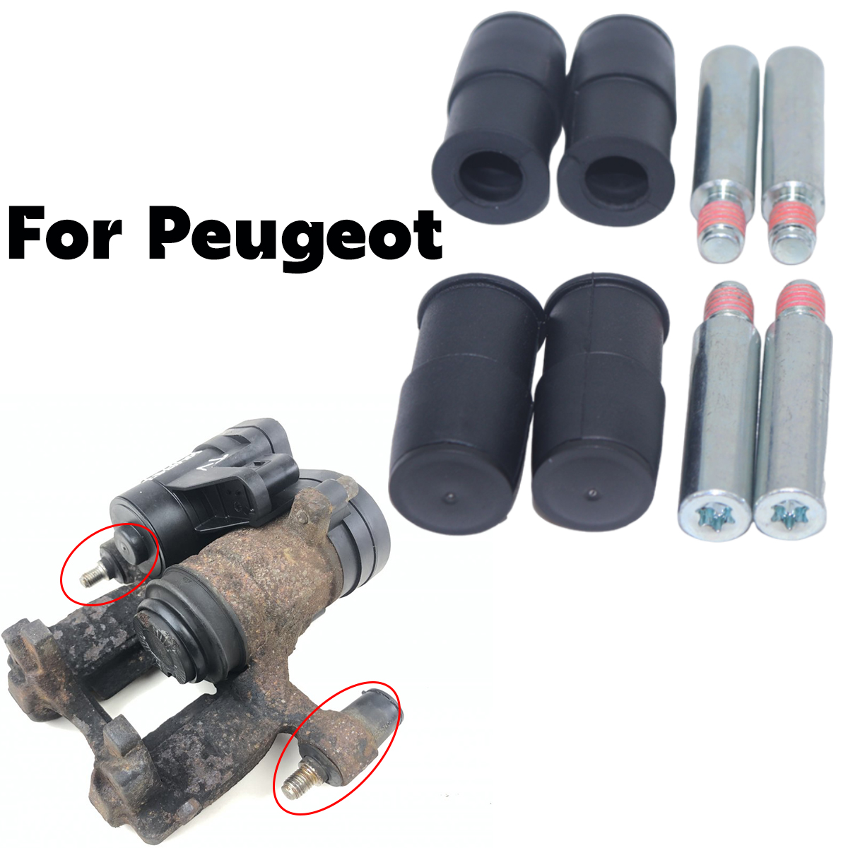 Gliding Disc Slider - For Peugeot Partner Tepee Origin Front