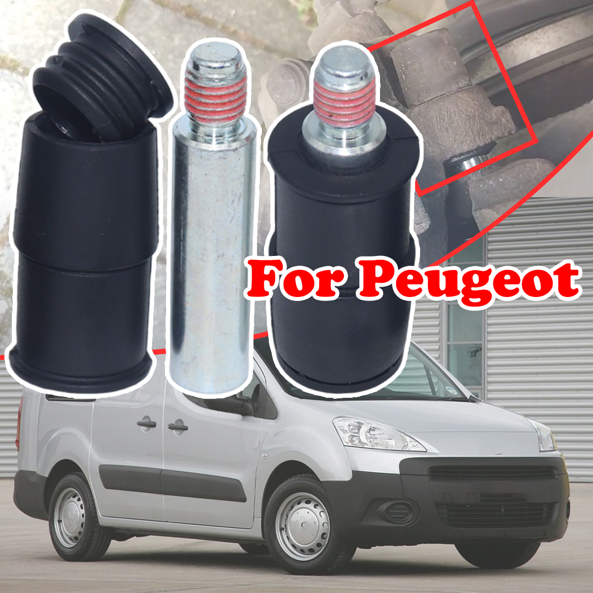 Gliding Disc Slider - For Peugeot Partner Tepee Origin Front