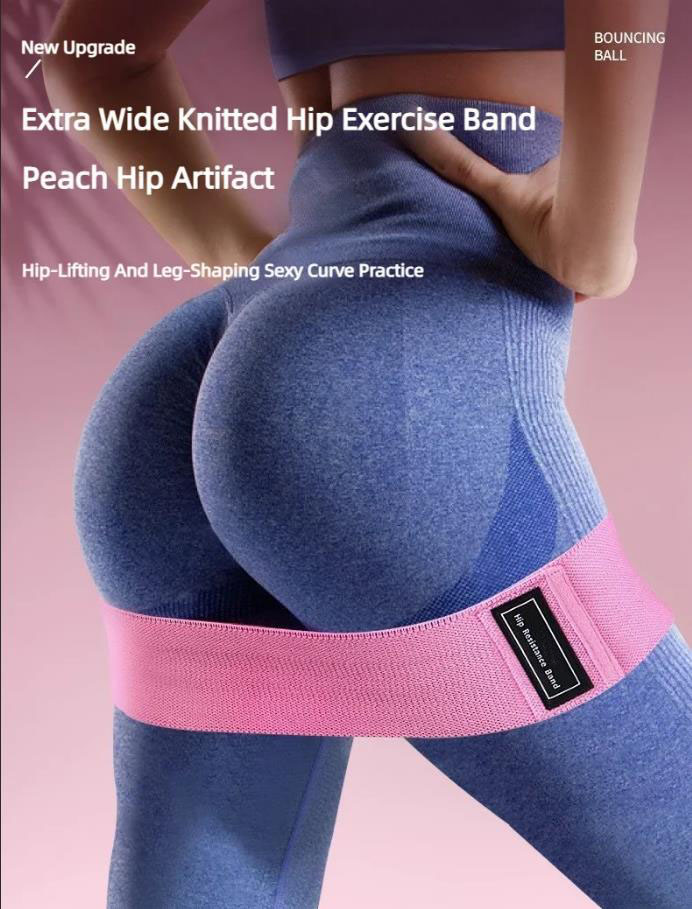 Home Gym Resistance - 3Pcs Fabric Resistance Hip Booty Bands