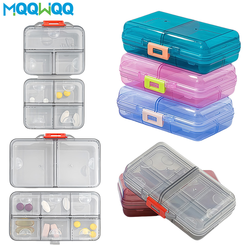 Medicine Ball Slam - 1PCS Portable Travel Pill Organizer with