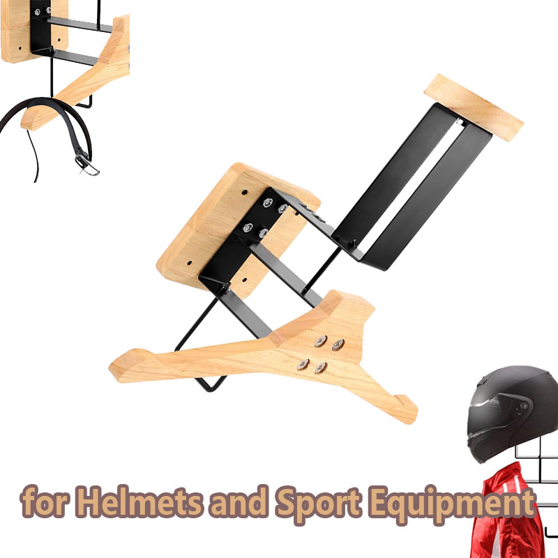 Wood Motorcycle Helmet Holder  - Home Gym Garden のレビューと価格