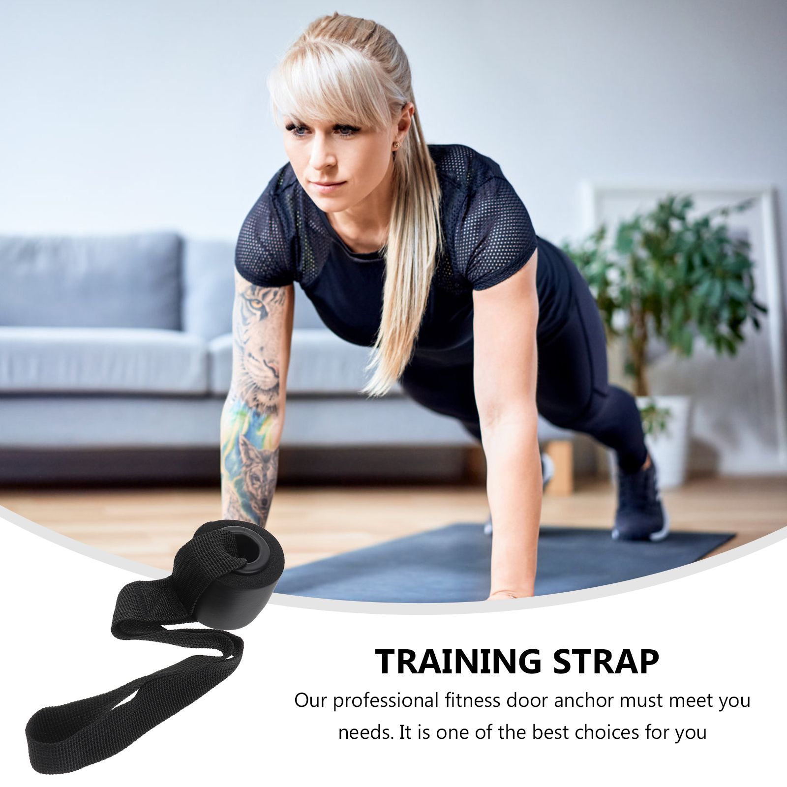 2 Pcs Heavy Duty PVC Door Anch - Home Gym Resistance のレビューと価格