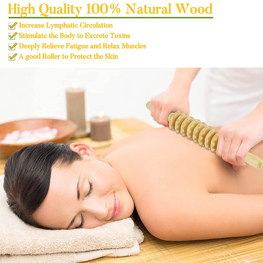 1 PCS Wood Massage Roller Trig - Home Gym Tools のレビューと価格