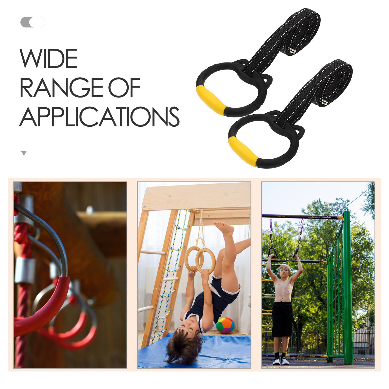1 set 1 Set Gymnastics Rings F - Home Gym Garden のレビューと価格