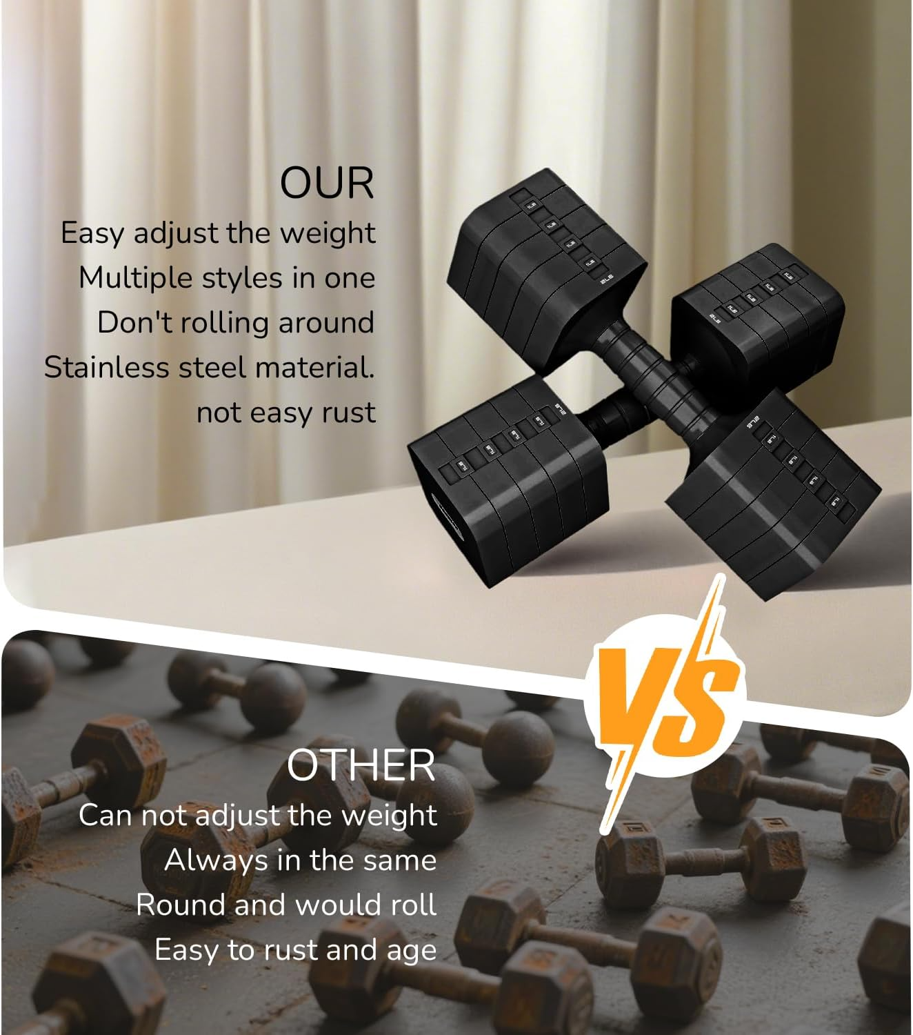 Adjustable Dumbbell Set 16-20L - Home Gym Designs のレビューと価格