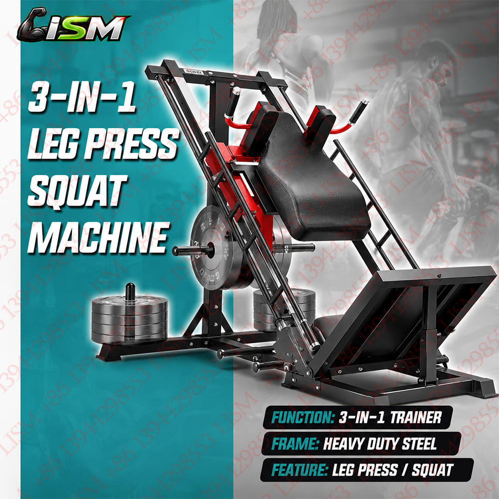3-in-1 Leg Press Hack Squat Ma - Home Gym Quad Exercises のレビューと価格