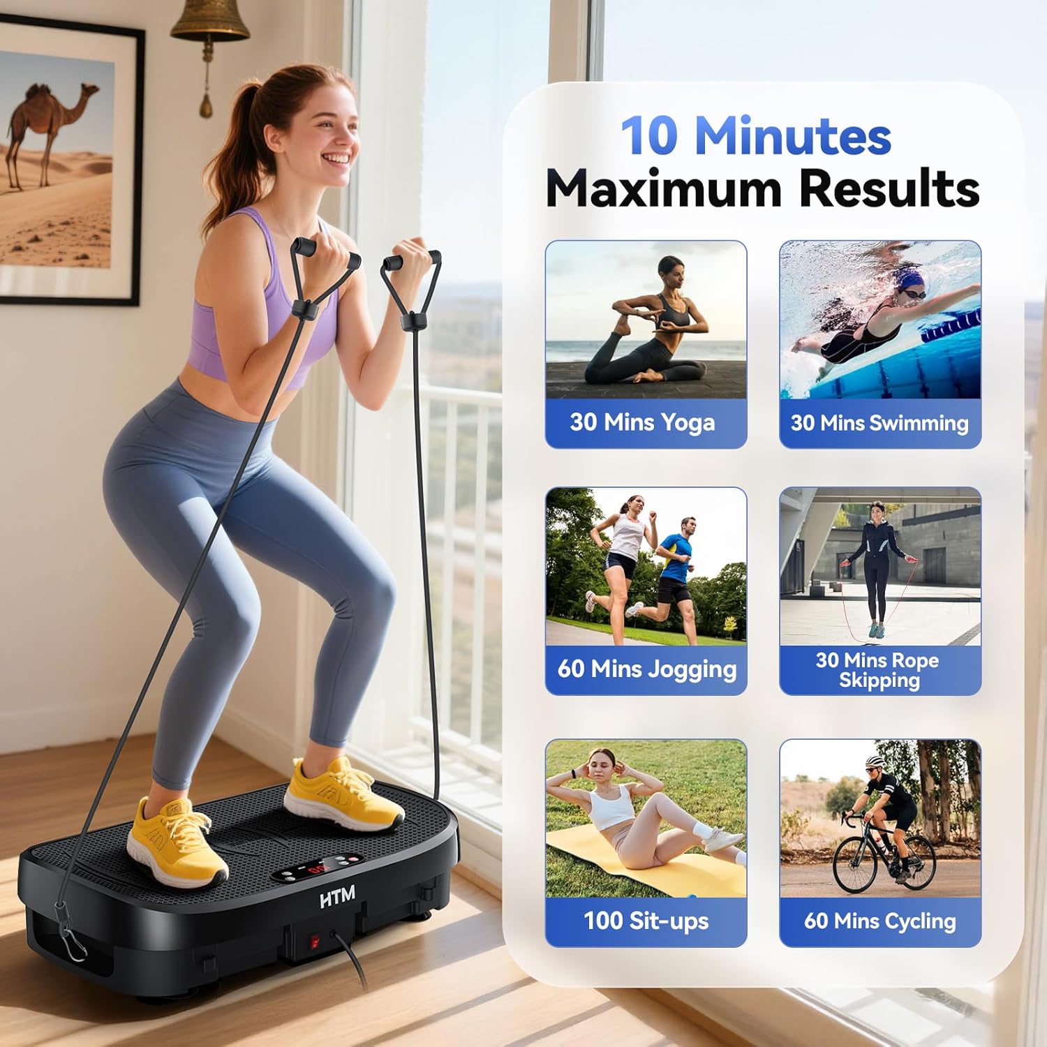 Vibration Plate Fat Burning Fi - Home Gym Tools のレビューと価格