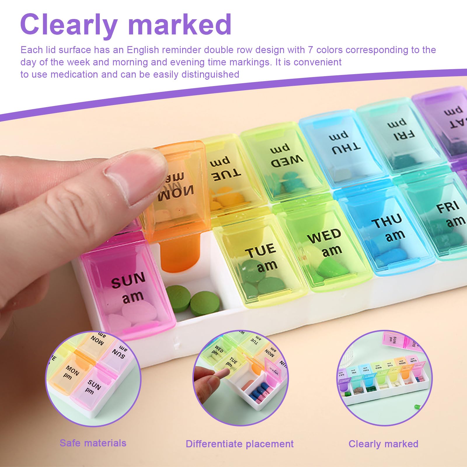 Shunshi Weekly Pill Organizer  - Medicine Ball Slam のレビューと価格