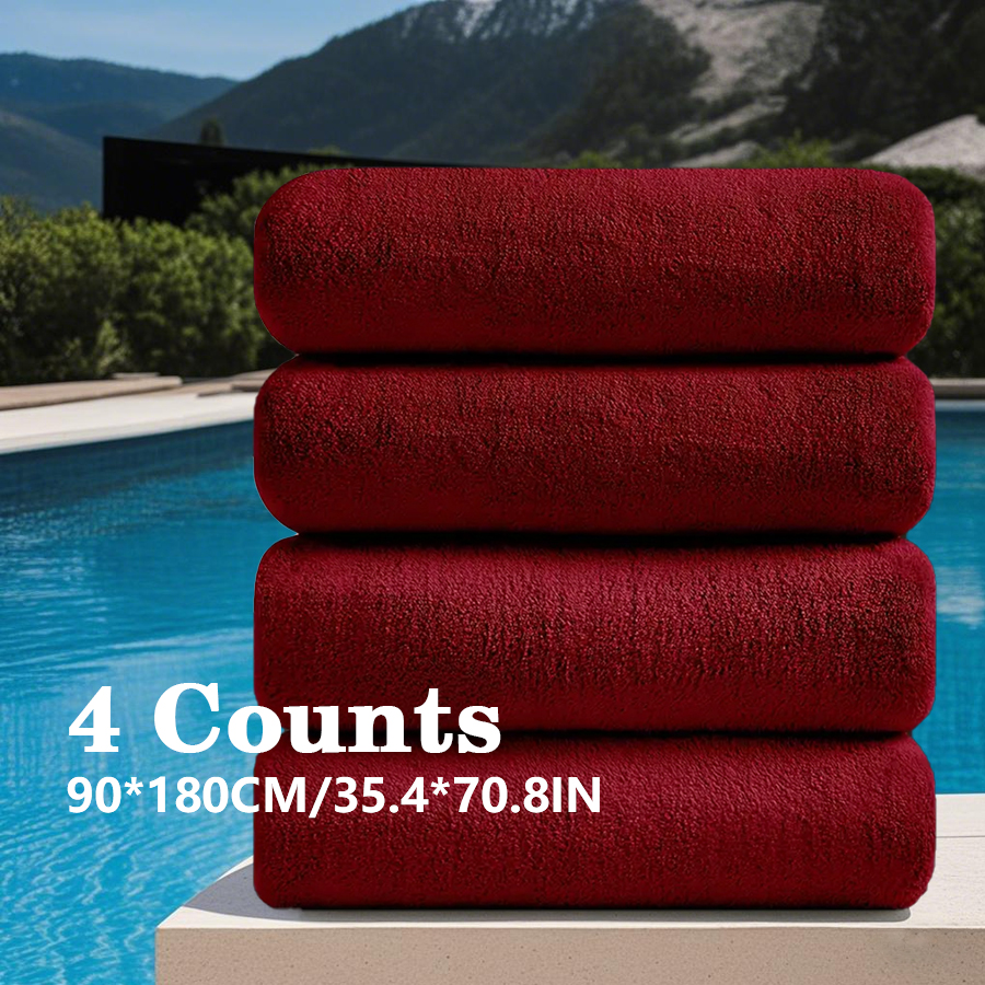 4Pcs Oversized Bath Towel 35.4 - Home Gym Body Solid のレビューと価格