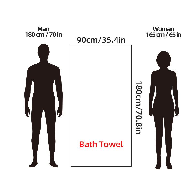 4Pcs Oversized Bath Towel 35.4 - Home Gym Body Solid のレビューと価格