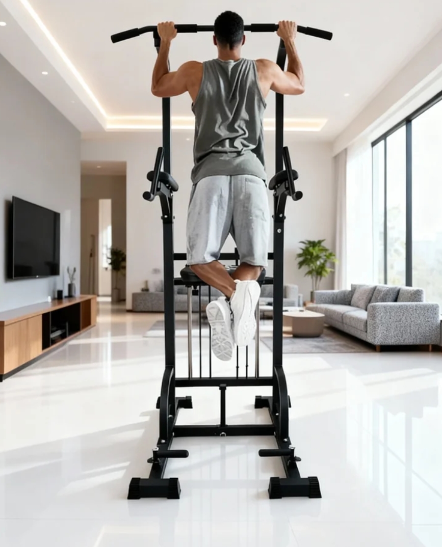 Power Tower Pull-Up Dip Statio - Home Gym Tools のレビューと価格