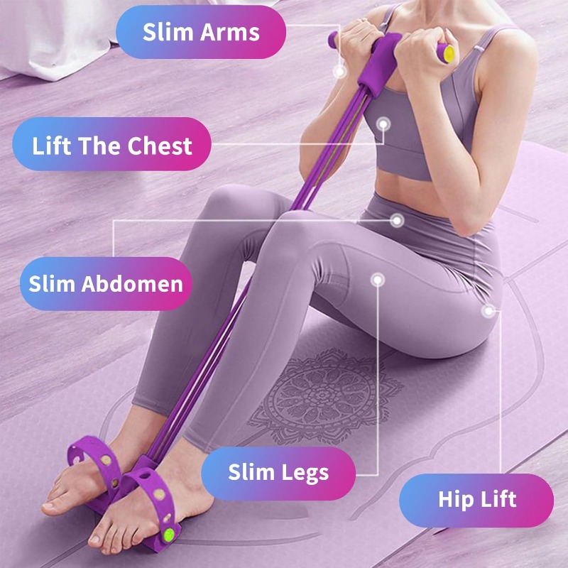 6-Tube Resistance Bands for Ab - Home Gym Resistance のレビューと価格