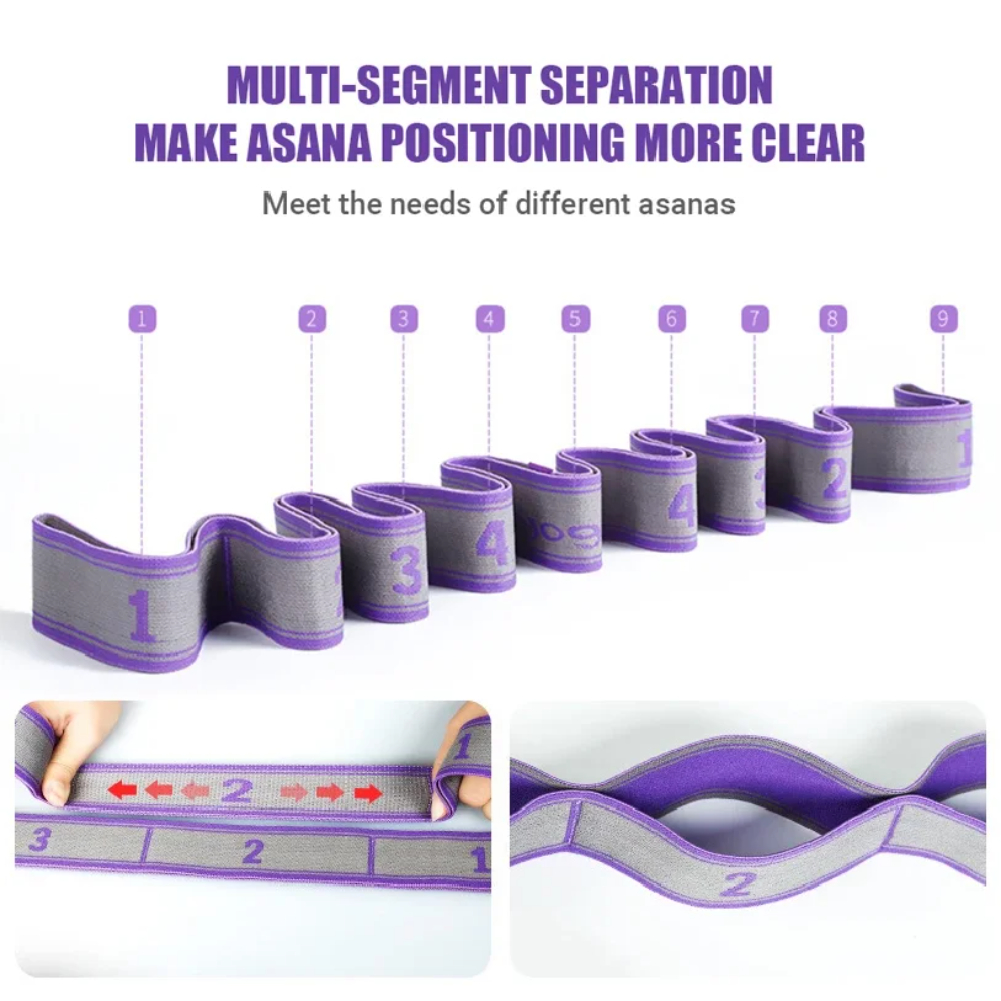 Multi-Section Elastic Yoga Res - Home Gym Resistance のレビューと価格