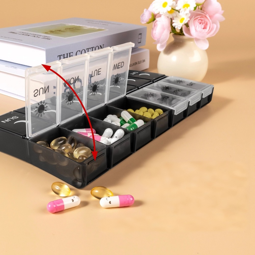 New Hot Large Weekly Pill Case - Medicine Ball Slam のレビューと価格