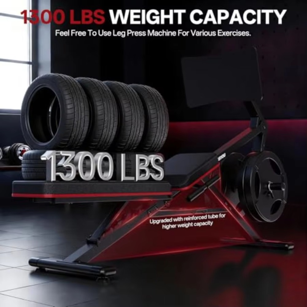 Heavy Duty Leg Press Machine H - Home Gym Quad Exercises のレビューと価格
