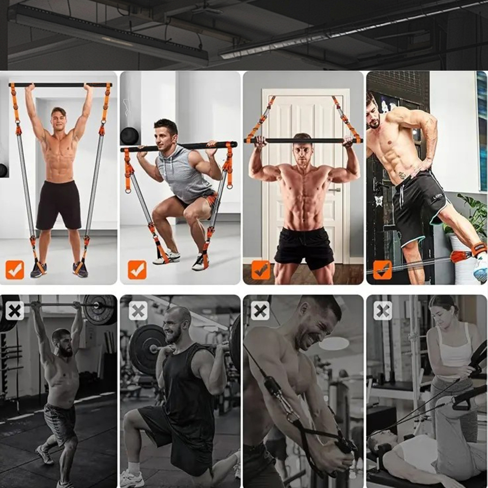 Pilates Bar Kit with Resistanc - Home Gym Resistance のレビューと価格