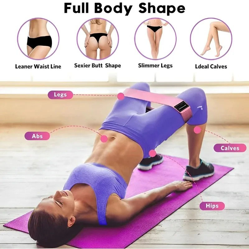 3Pcs Fabric Resistance Hip Boo - Home Gym Resistance のレビューと価格