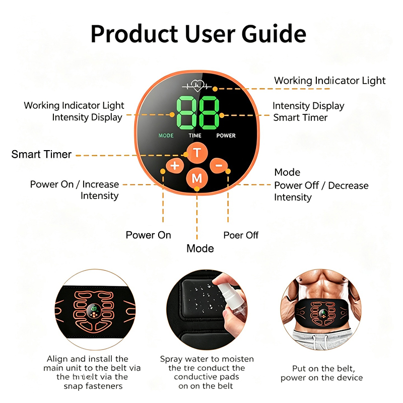 Abdominal Toning Belt Smart Ab - Home Gym Tools のレビューと価格