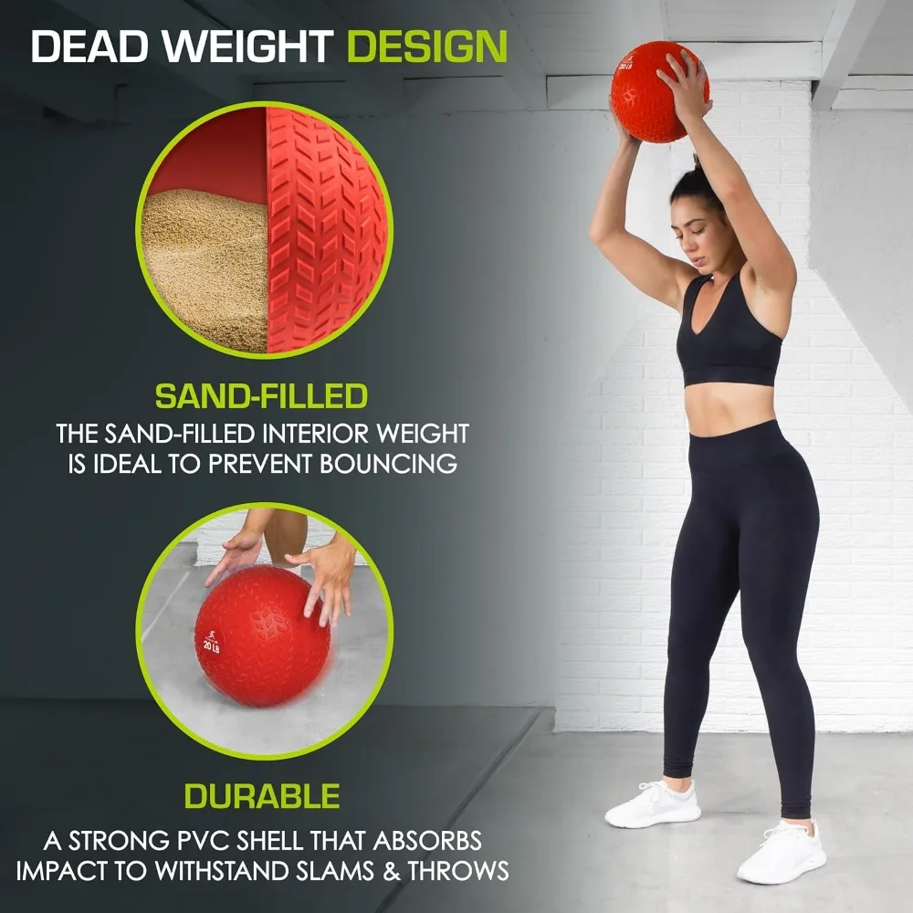 Slam Medicine Balls 5 to 50 Po - Medicine Ball Slam のレビューと価格
