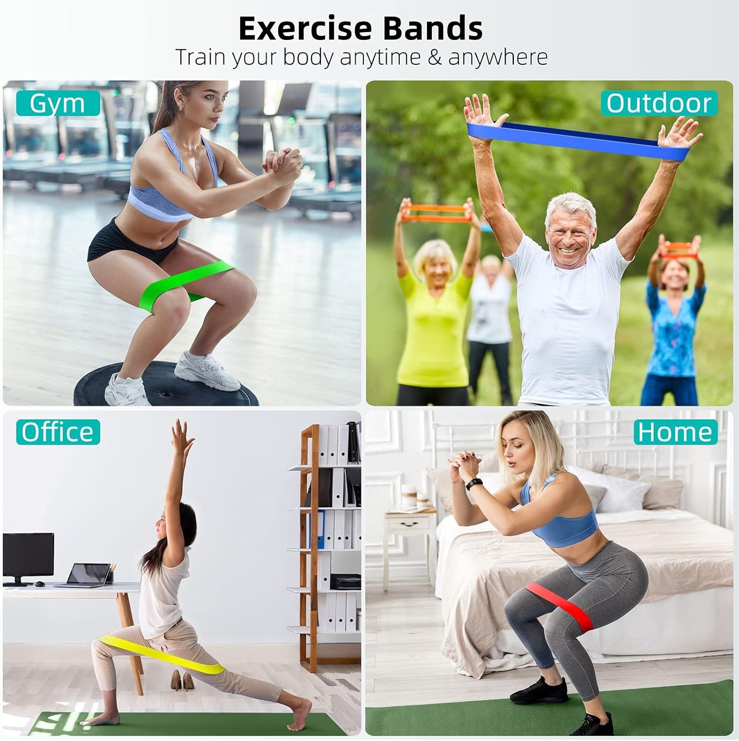 Different Resistance Bands Yog - Home Gym Resistance のレビューと価格