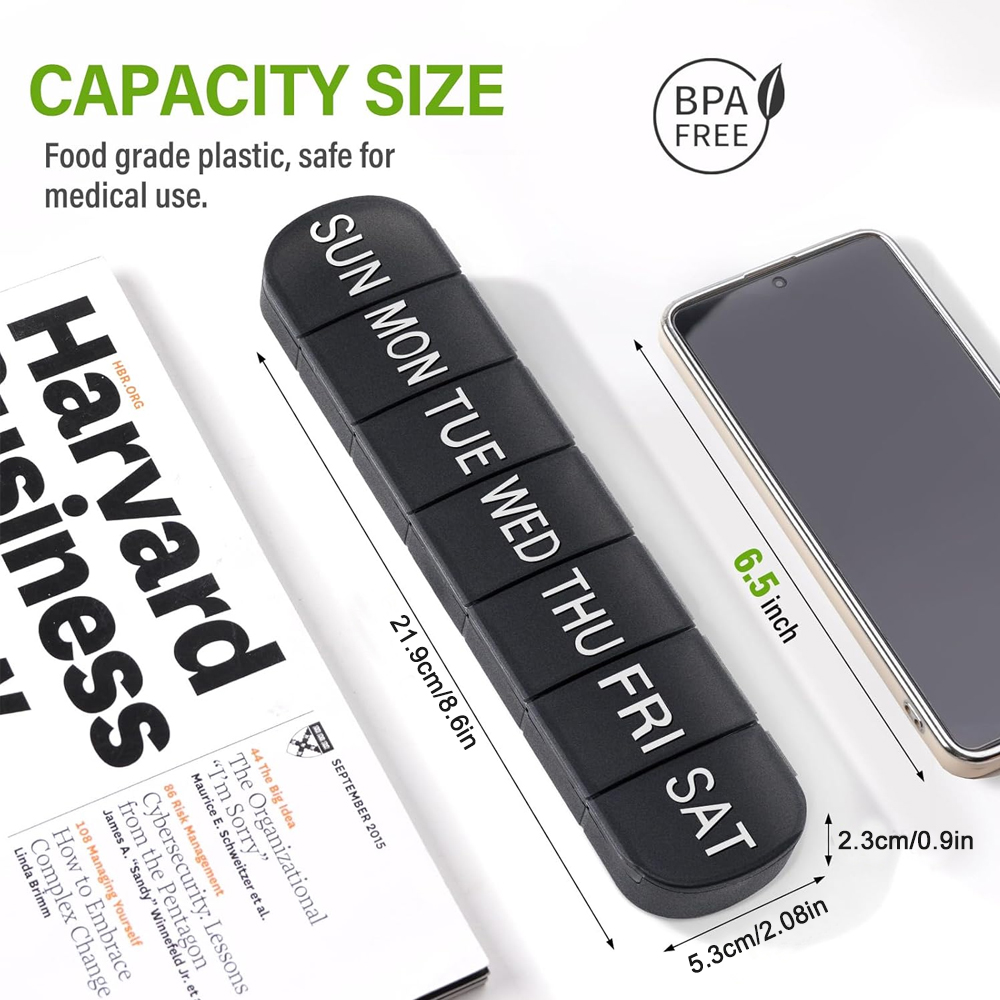 Weekly Pill Organizer, Travel  - Medicine Ball Slam のレビューと価格