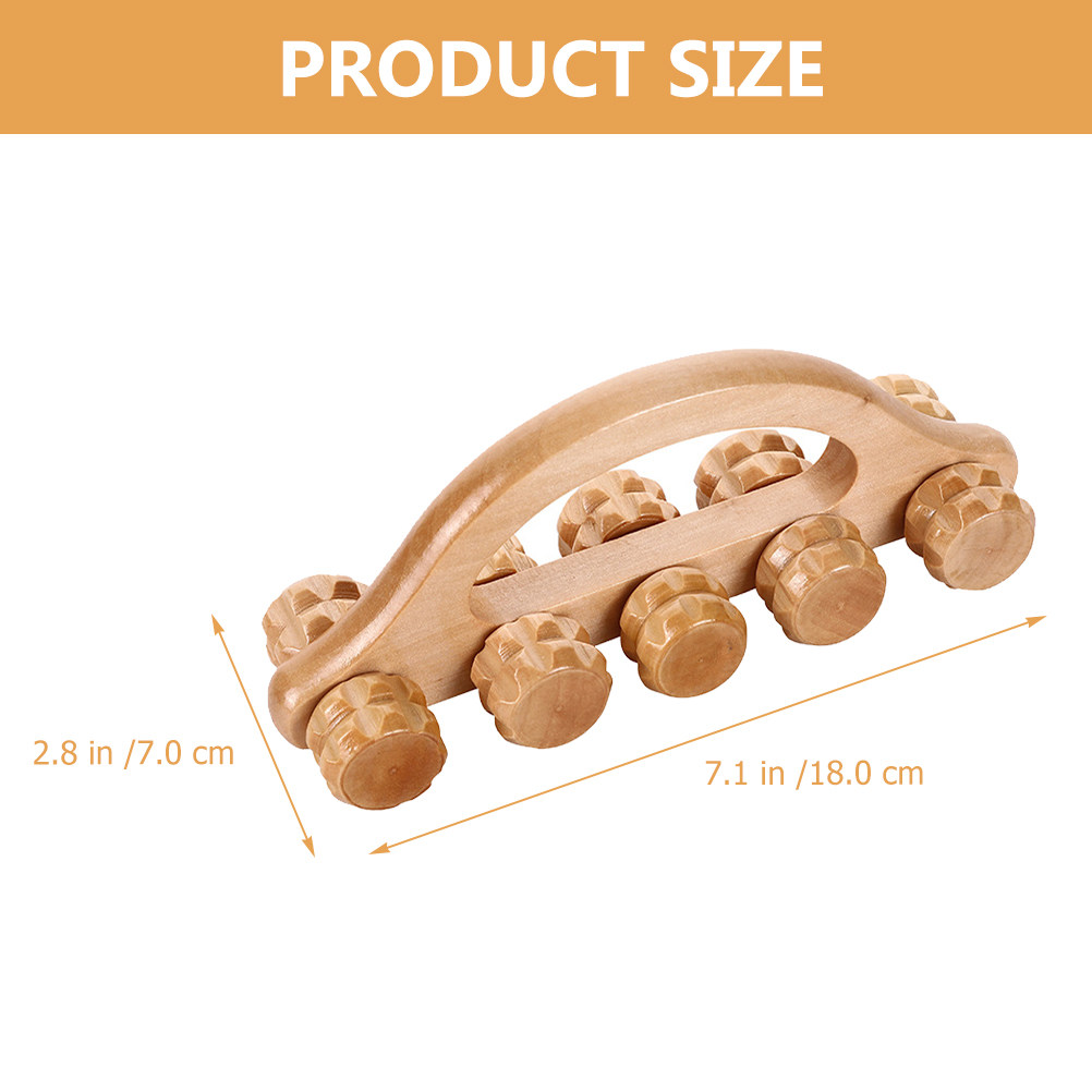 Wooden Massage Roller Handheld - Home Gym Tools のレビューと価格