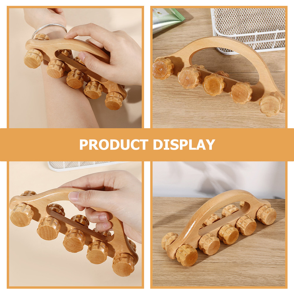 Wooden Massage Roller Handheld - Home Gym Tools のレビューと価格
